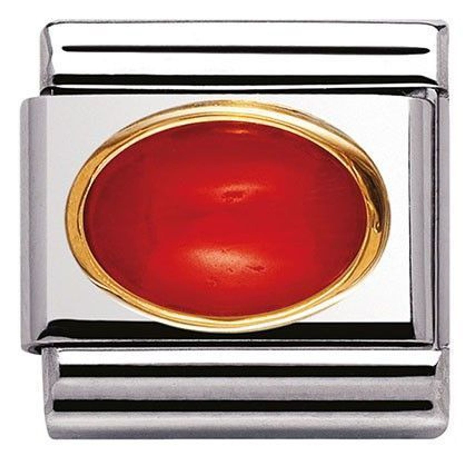 Nomination - Link 18K zawieszka złoto 'Czerwony Koral' 030502 11 biżuteria nomination nomination zawieszki nomination baza.jpg